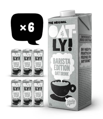 Oatly Barista Haferdrink Barista Edition, Long Life 1 Litre (6er Pack)